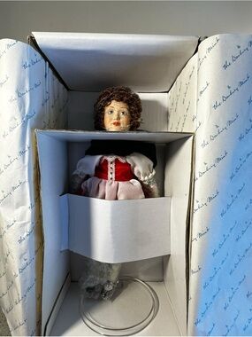 VTG Danbury Mint Heidi Porcelain Doll Storybook Collection 100% COMPLETE NIB